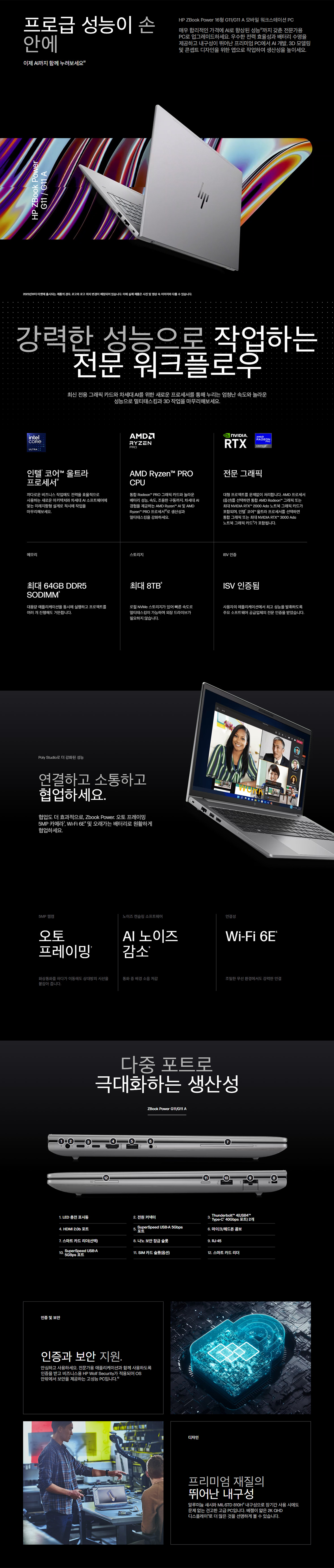 HP ZBOOK Power 16 G11 Mobile Workstation